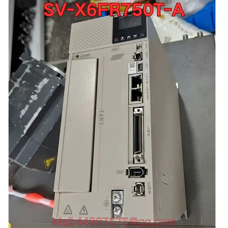 Second-hand SV-X6FR750T-A servo drive function test is normal Latest prices for August 2026