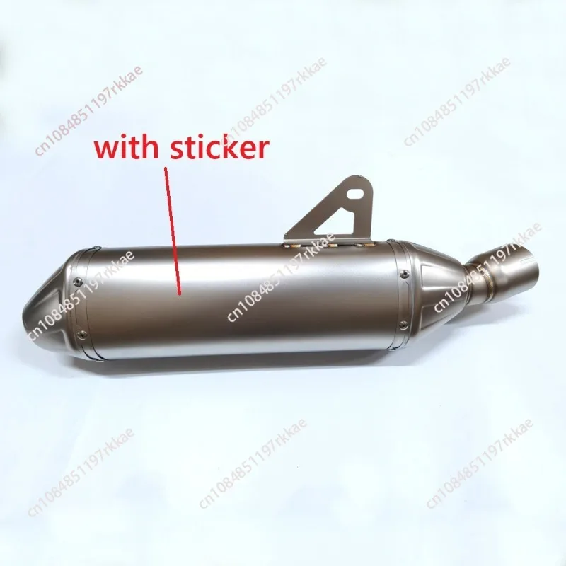 The front and middle section of the motorcycle exhaust pipe is suitable for 800X