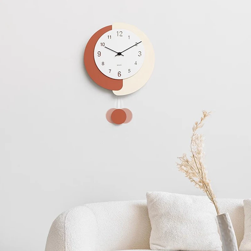 Silent Non Ticking Wall Clock Minimalist Aesthetic Living Room Wall Clock Modern Design Reloj Mural Pared Home Decoration