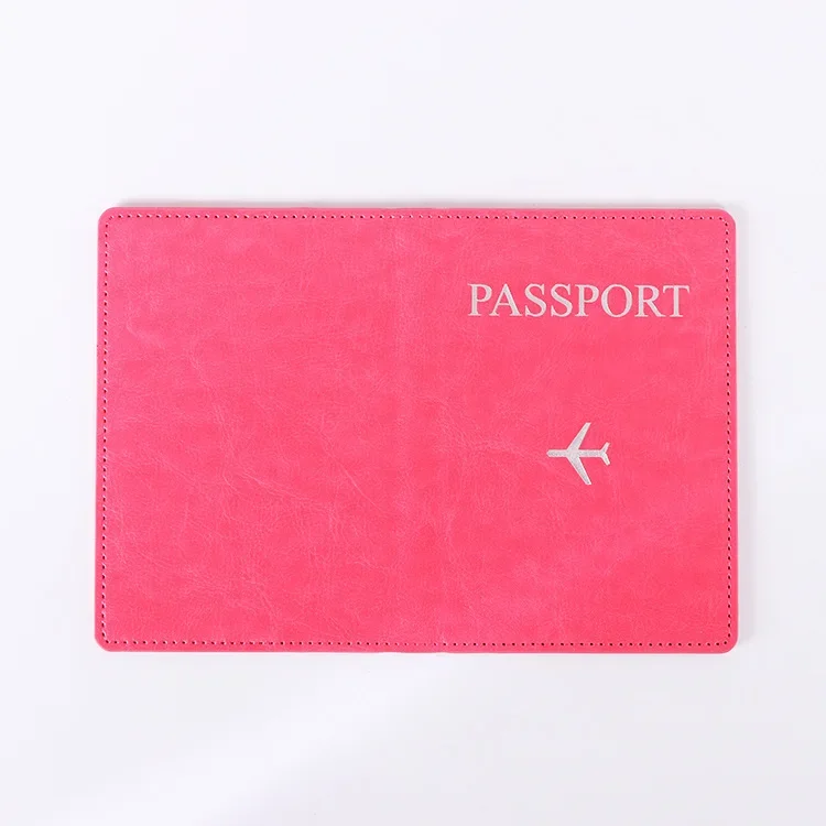 PU Leather ID Document Passport Wallet Credit Card Holder Travel Passport Cover Passport Holder Organizer Protective Card Case