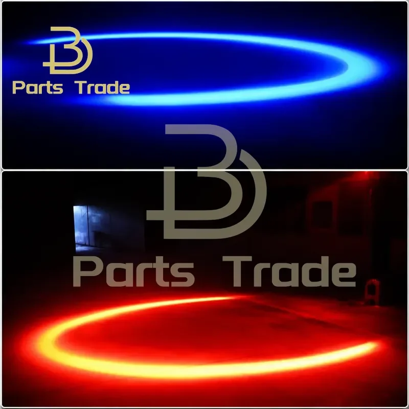 for DC12-110V U Type LED Area Light Blue Red Line Safety Lamp Headlight for Electric Vehicle Forklift Truck Parts