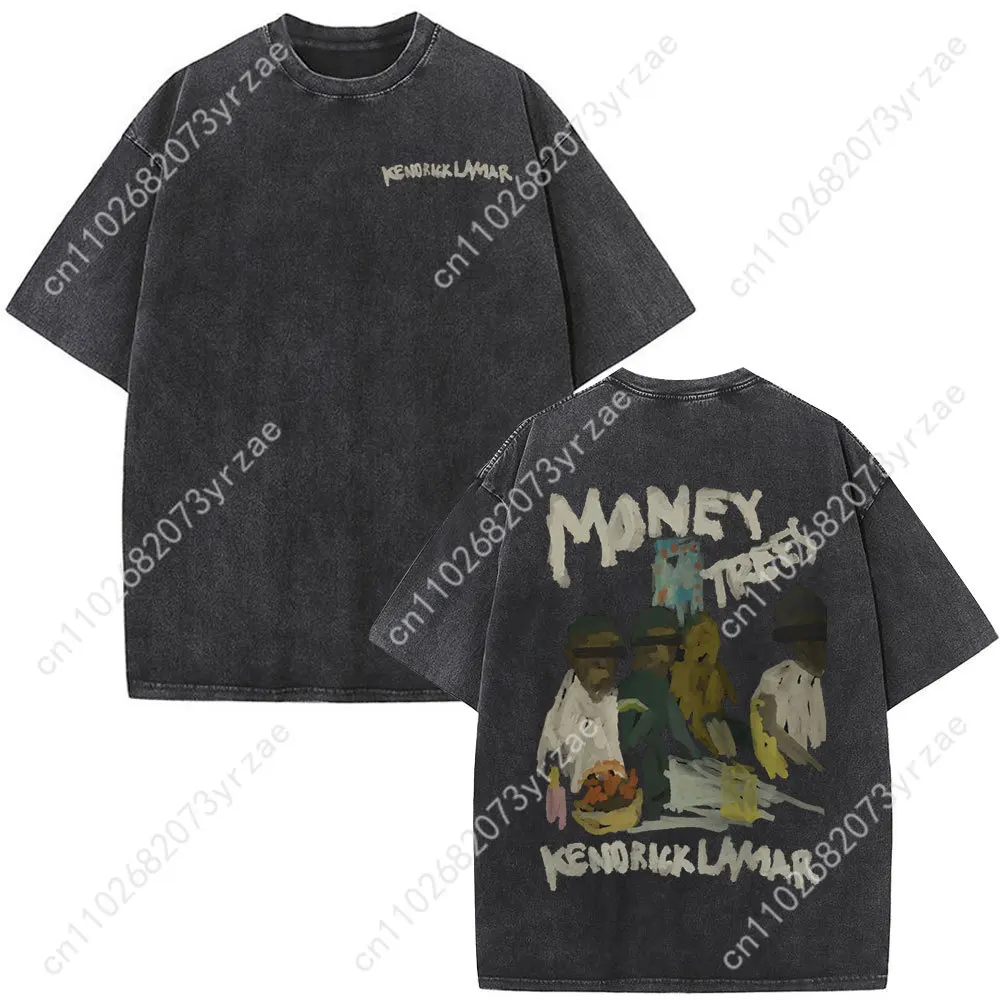 كندريك لامار إلى القواد فراشة الرجعية التي شيرت رجل امرأة عالية الجودة القطن قصير الأكمام موضة تي شيرت لينة تنفس القمم #4