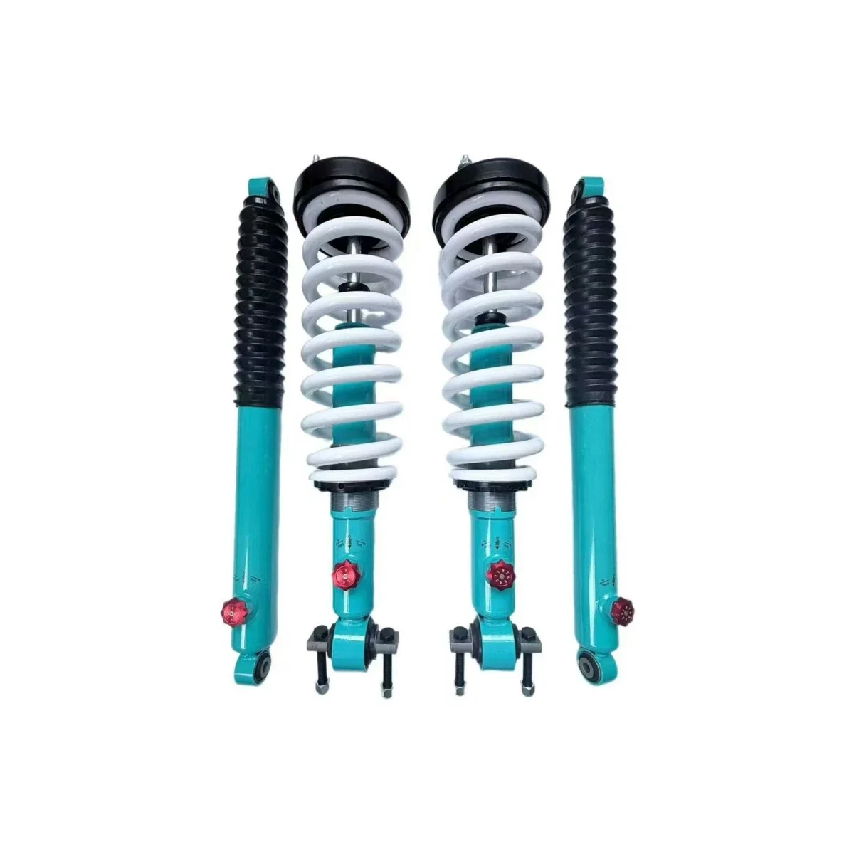 New 2-Inch Lift 58mm Diameter 8-Stage Adjustable Shock Absorbers for F-150 Front with 1 Year Warranty