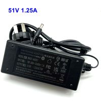 51V 1.25A AC DC Adaptor Charger BN031-A65051 TEG1105P-4-63W GP306A-510-125 For Hikvision Tenda POE Switch Power Supply