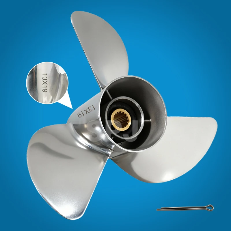 Propeller Engine Outboard Marine Propeller 60-130HP OEM 58100-94561-019AH 13*19 Stainless Steel