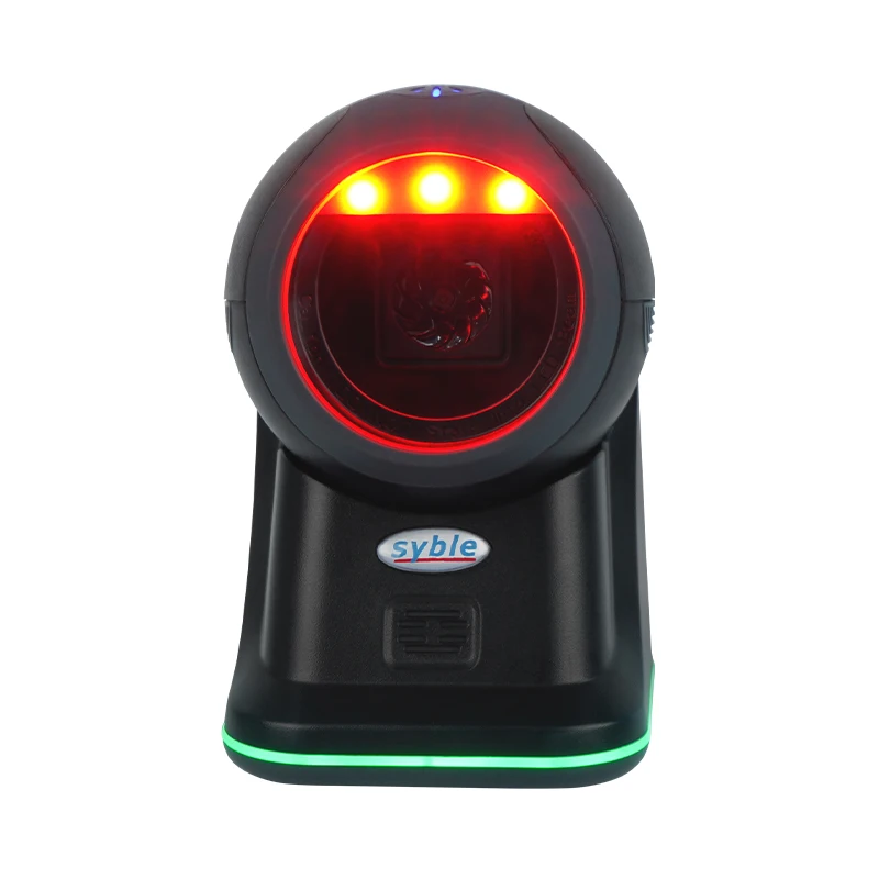 XB-8505 Syble Desktop Fast Scanning Speed 2D QR Code Reader 1D Wired Hands-free Barcode Scanner