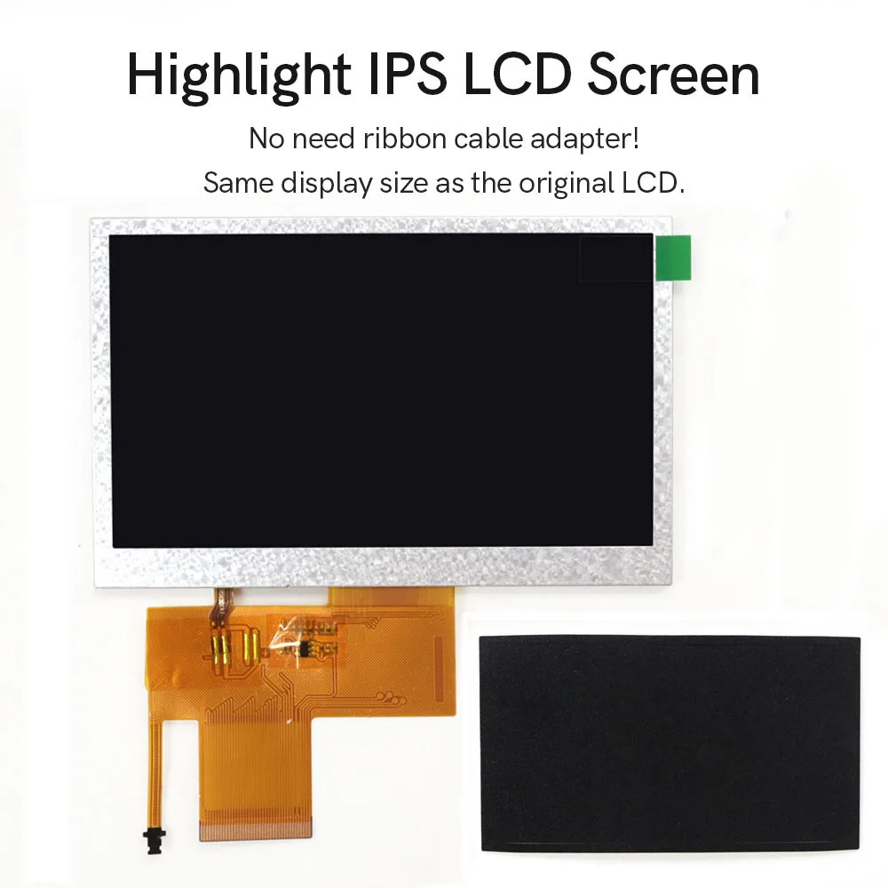 4,3 inch IPS LCD-scherm voor PSP1000-console Voor PSP 1000-scherm LCD-scherm met hoge helderheid Mod-kits Geen lintkabel nodig
