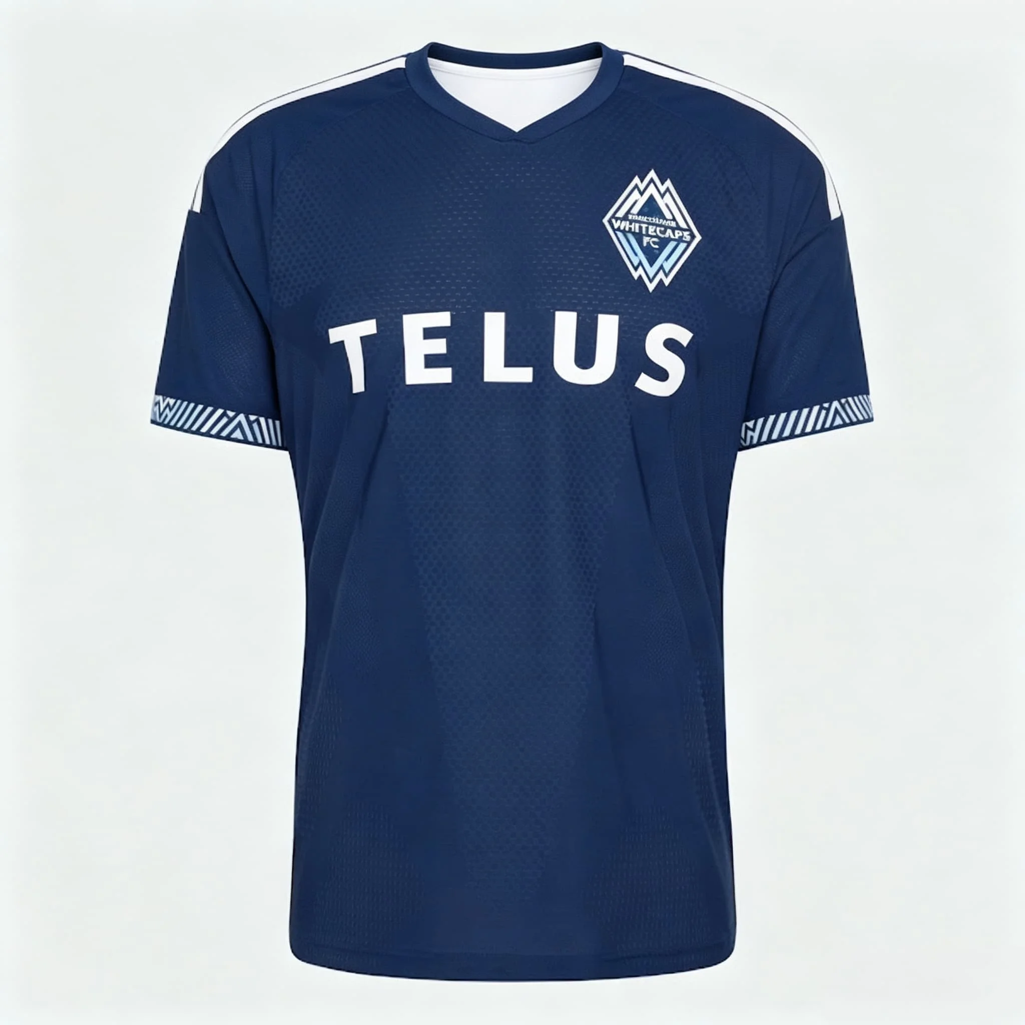 26‑27 Vancouver Whitecaps Home Soccer Jersey Men Short Sleeve Quick Dry Football Fan Version Match Training Tee Sport Moto