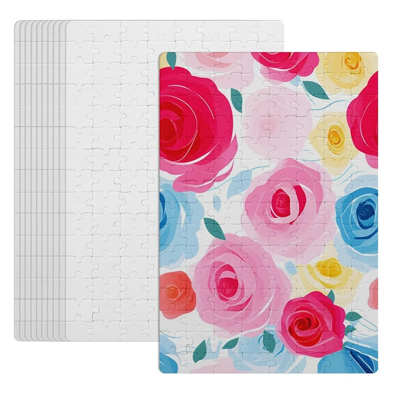 

2025 New 30 Sets Blank Sublimation A4 Jigsaw Puzzles,DIY Heat Press Transfer Jigsaw Puzzles,Sublimation Jigsaw Puzzles