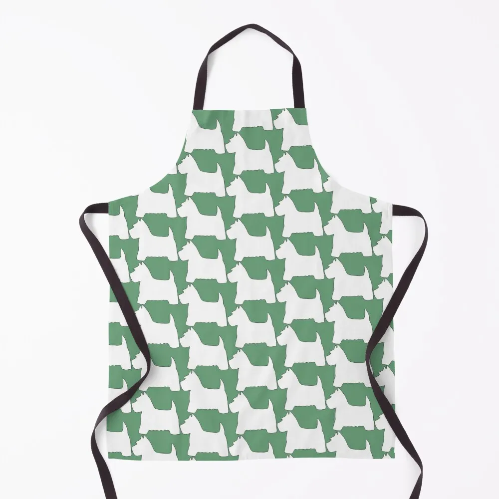 

Westie silhouette Apron Restaurant For Home Accessories Women's Dresses Apron