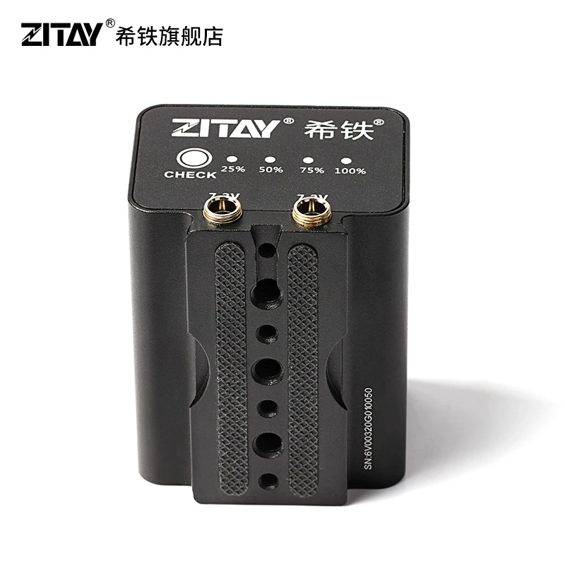 ZITAY 7,2 V/10,8 V/14,4 V batería externa única cámara transmisión en vivo fuente de alimentación móvil