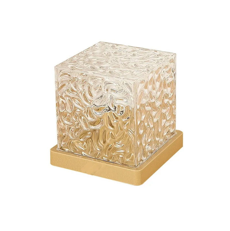 Chama Aurora Shadow LED Night Light Water Ripple Luz ambiente dinâmica Iluminação ambiente