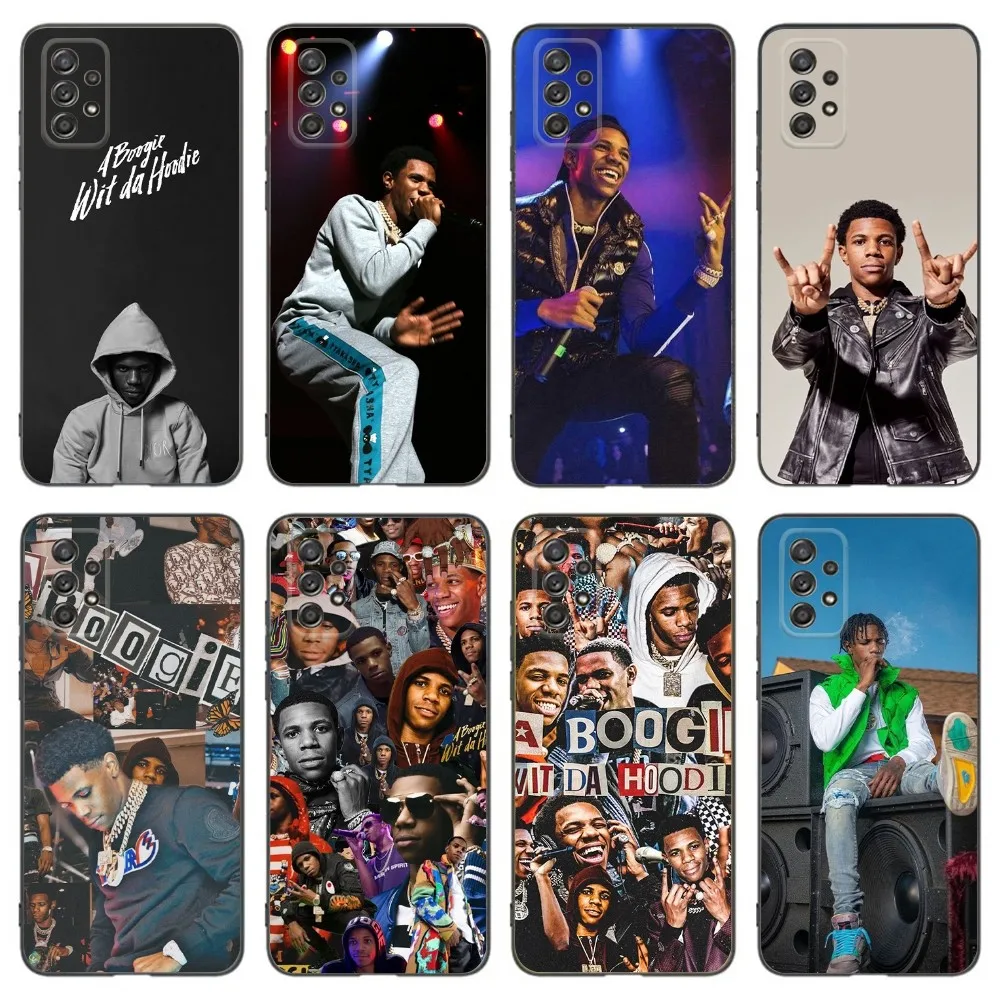 A Boogie wit da Hoodie Rapper Phone Case For Samsung Galaxy A13,A21s,A22,A31,A32,A52,A53,A71,A80,A91 Soft Black Phone Cover