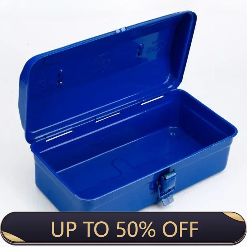 Thickened Iron Tool Case Box Organizer Storage Hardware Suitcase Tool Set Kit Professional Tools Case Potable Toolbox Carrying