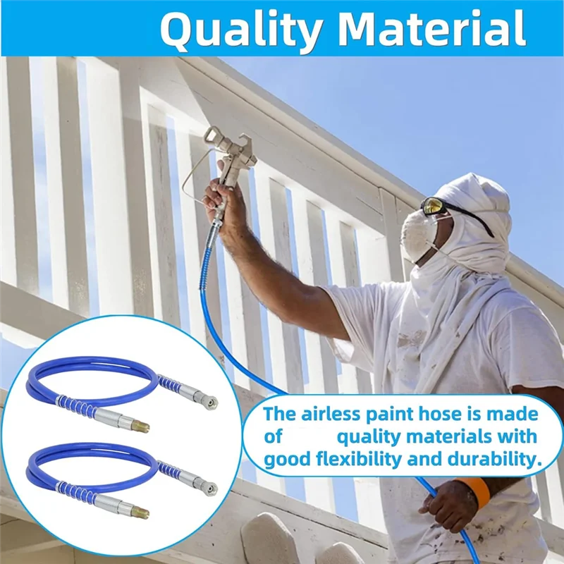 

ABAE-247338 Whip Hose,4Ft 3/16" Airless Replacement Flexible Paint Sprayers For Magnum Sprayers 247338
