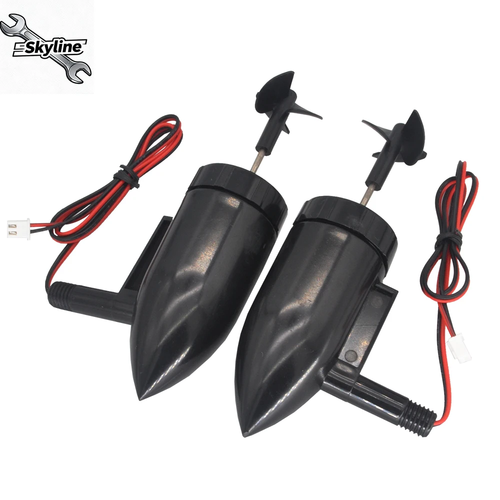 7.4V 12V Underwater Thruster 390 Brushed Motor Engine 13cm Waterproof Propeller With 3-Blades Propeller for RC Bait Boat Parts