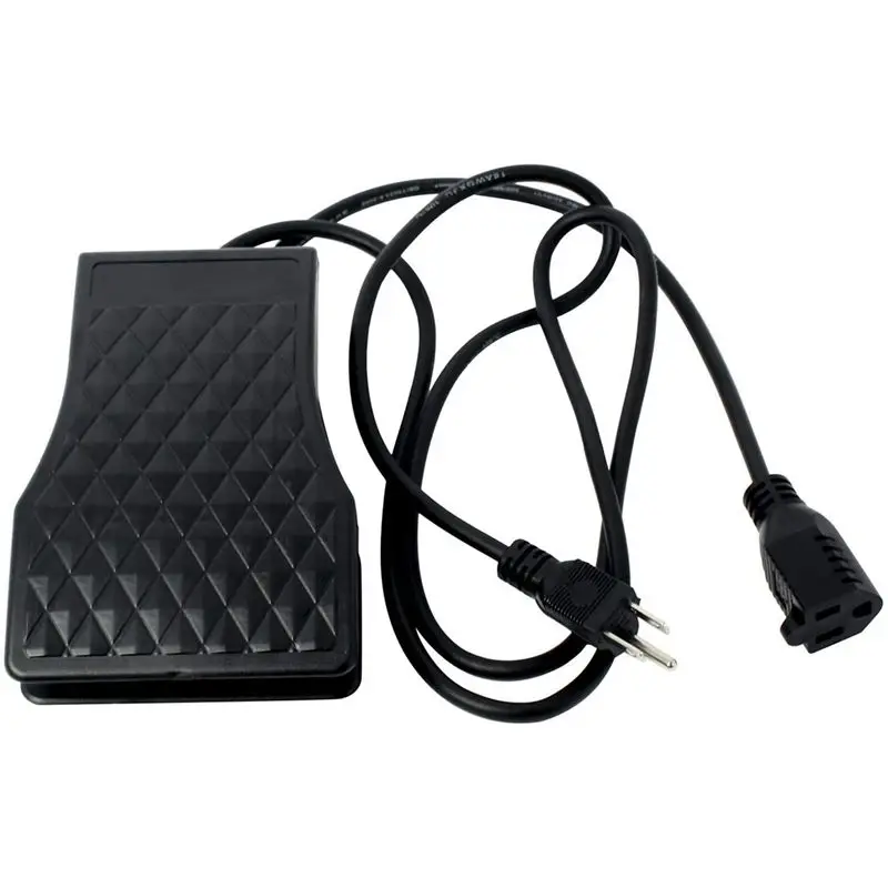 5X Flex Shaft Motor Foot Control Pedal Replacement Electric For Rotary Tool Variable Speed With Rubber Surface US Plug