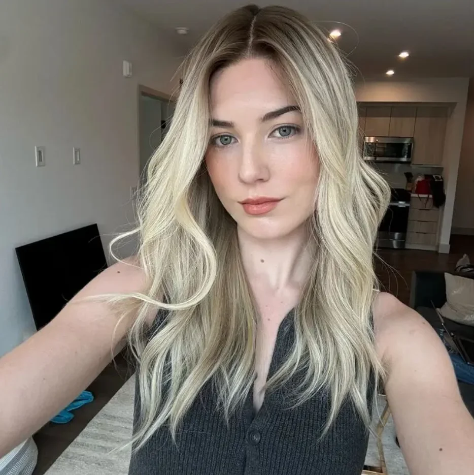 

Synthetic Lace Front Wig Wave Short Loose Wave Soft Wig Blonde Mix Ash Blonde Highlights Wig Layered Dark Brown Cosplay Wig