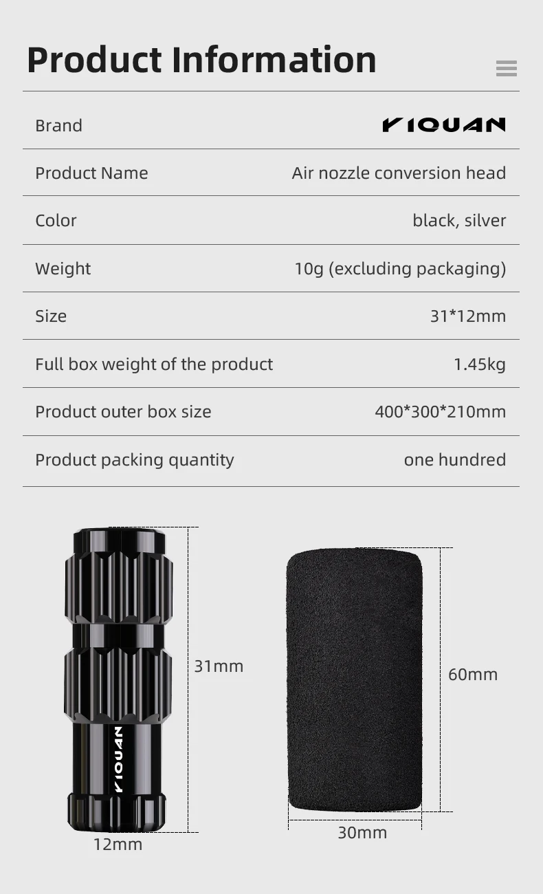 Aluminiumlegierung CO2 Fahrradreifenpumpe Mini Fahrradreifenpumpe Werkzeug CO2-Pumpenkopf für Fahrradzubehör – Detail 2