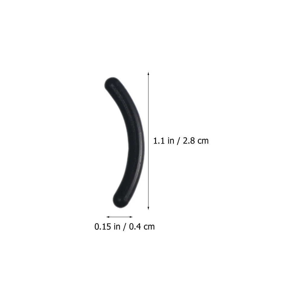 30 szt. Wkładki do zalotki do rzęs, wysokiej jakości silikonowe wkłady do wygodnego podkręcania, antypoślizgowe, wielokrotnego użytku, niezbędne do makijażu