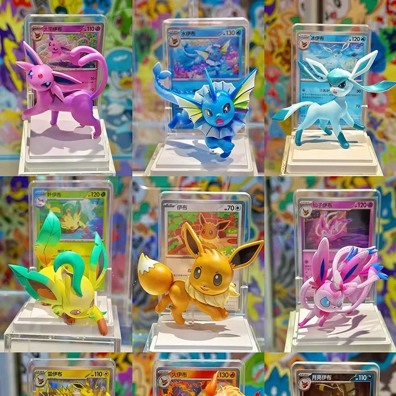 新しいポケモン-ドリームペインティングコレクション-151-フィギュアセット-vol3-ブースターパック-ptcg-イーブイ-フィギュア-シルベオン-アイコンボックス-誕生日プレゼント-おもちゃ