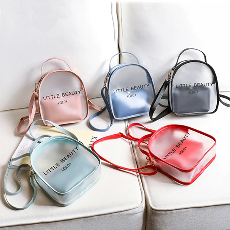 

Women’s Fashion Letter Printing Backpack Creative Transparent Large Capacity Casual Shoulder Bag