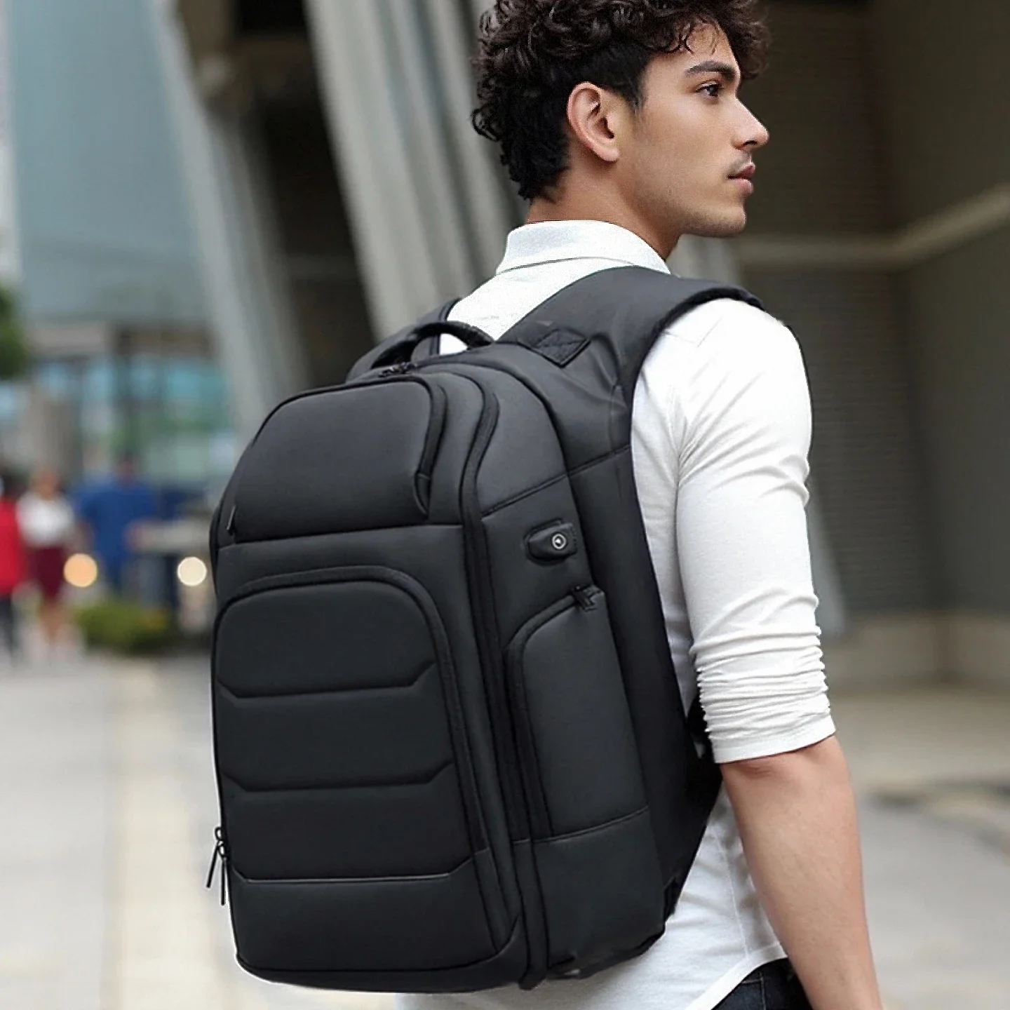 

Bag Large Capacity Schoolbag Out Travel Commuter Backpack Laptop Compartment Designer Splashproof With Charging Port Backpack