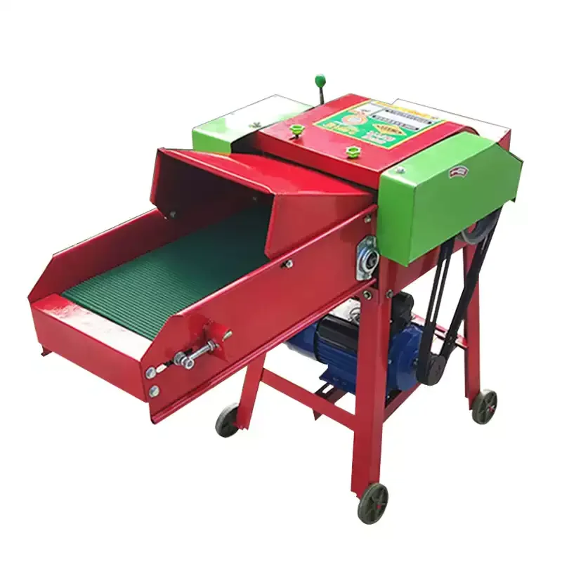 3KW 220V/380V 6-Blade Automatic Feeding Grass Cutter Corn Straw Crusher Feeding Cow and Sheep Grassing Machine Breeding Electric