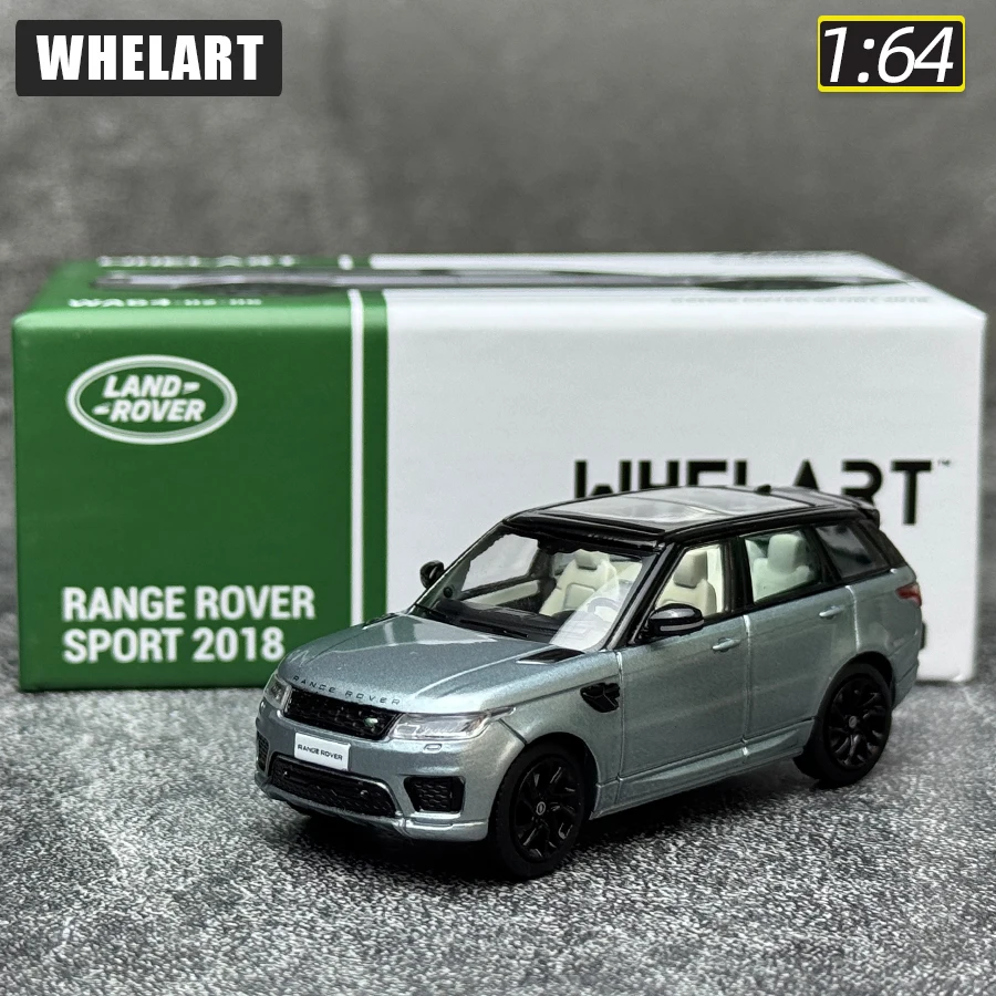 WHELART 다이캐스트 모델 1:64 스케일 뉴 랜드 로버 디스커버리 4 레인지 로버 스포츠 SUV 모델 정적 디스플레이 컬렉션