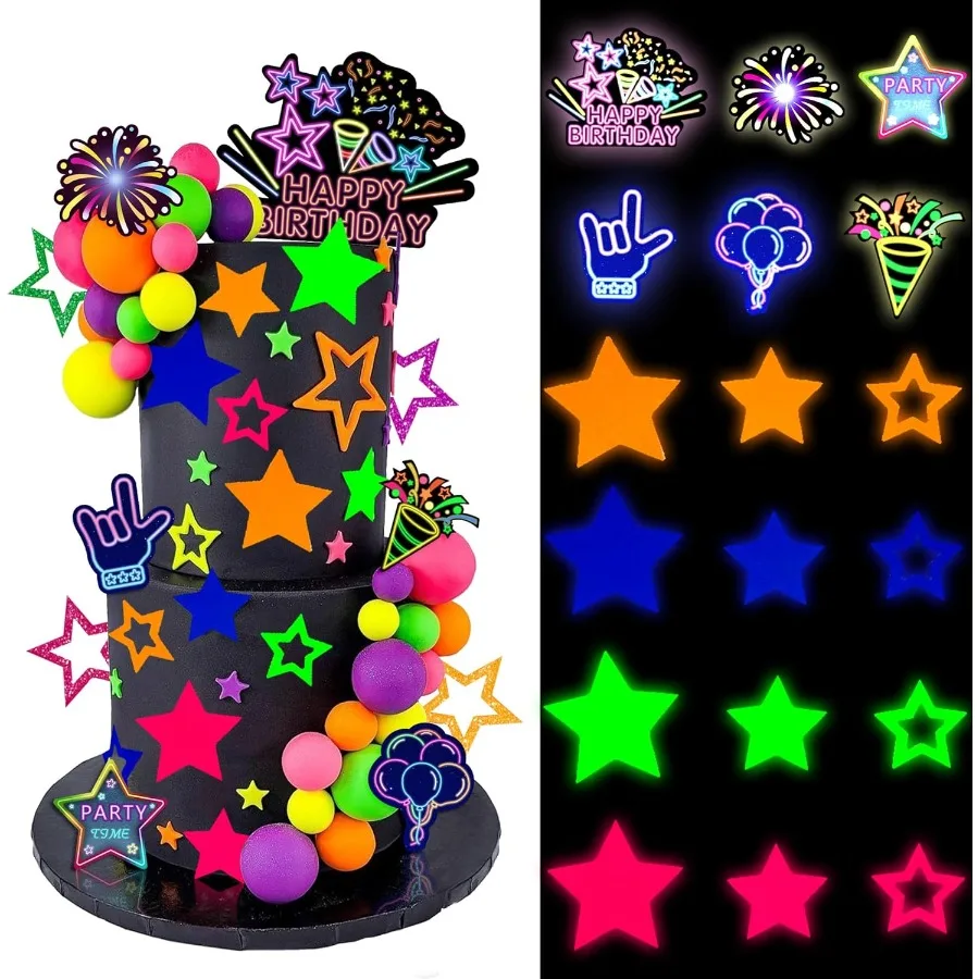 46 Pcs Glow In The … - image