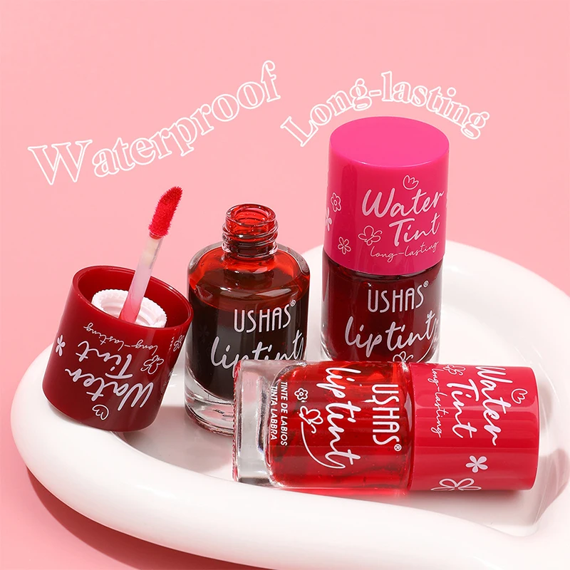 عصير ساخن ملمع شفاه أحمر أسود مرآة زجاجية ضوء الماء واضح ملمع شفاه مقاوم للماء غير لاصق أحمر شفاه سائل عاري لون الشفاه ماكياج