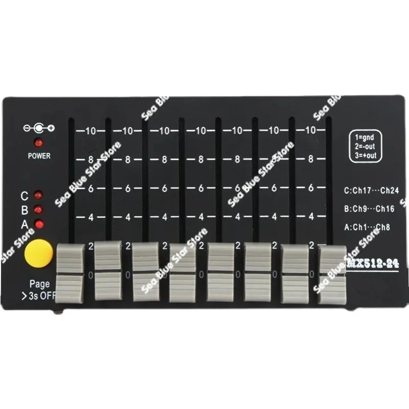 Intelligent Lighting Controller 24 Channel DMX512 Mini Console Console Stage Lighting Dimmer Transceiver