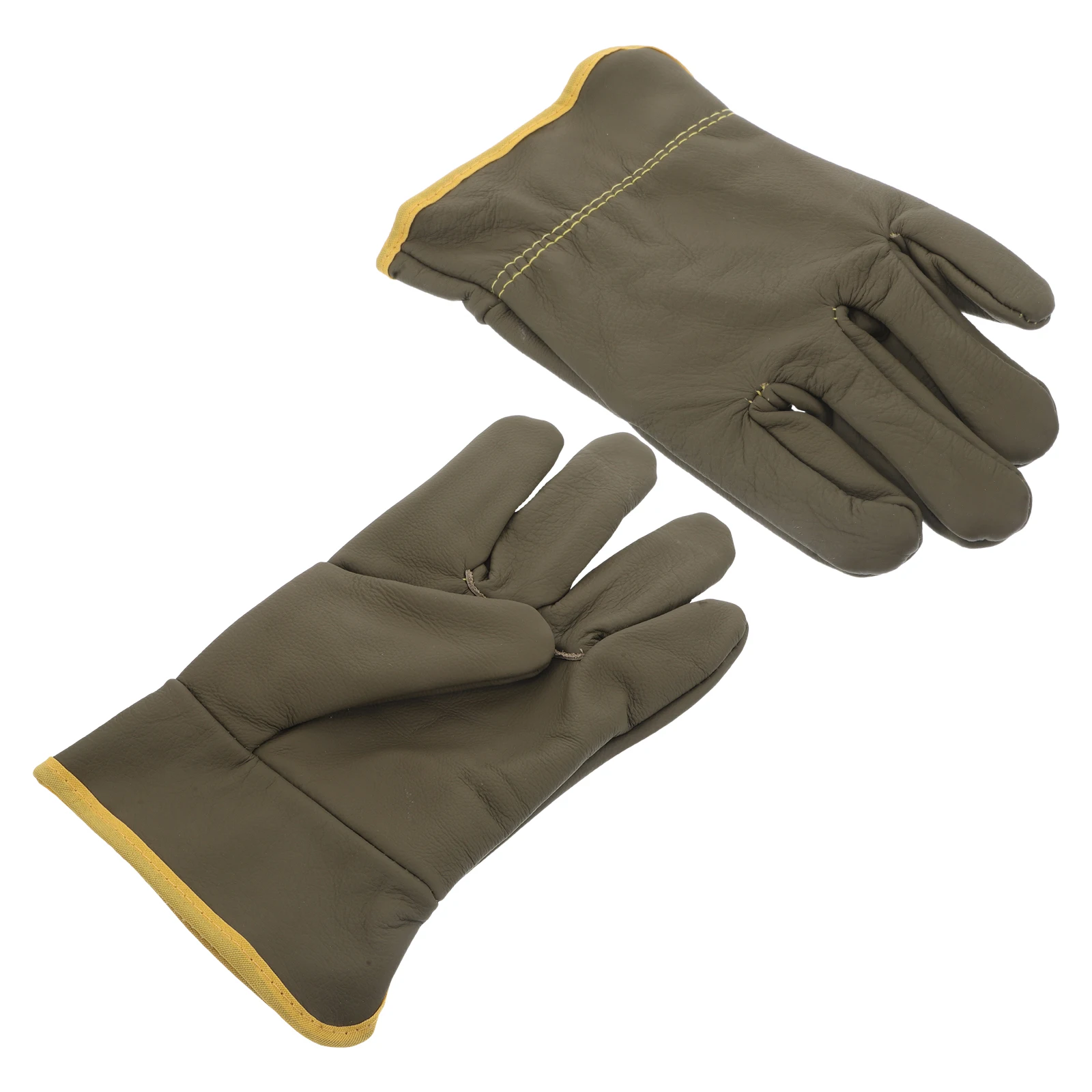 

1Pair Welding Gloves Fire Resistant Heat Proof Protective for Stick Welder Blacksmith Fireplace Fire Pit Wood Stove