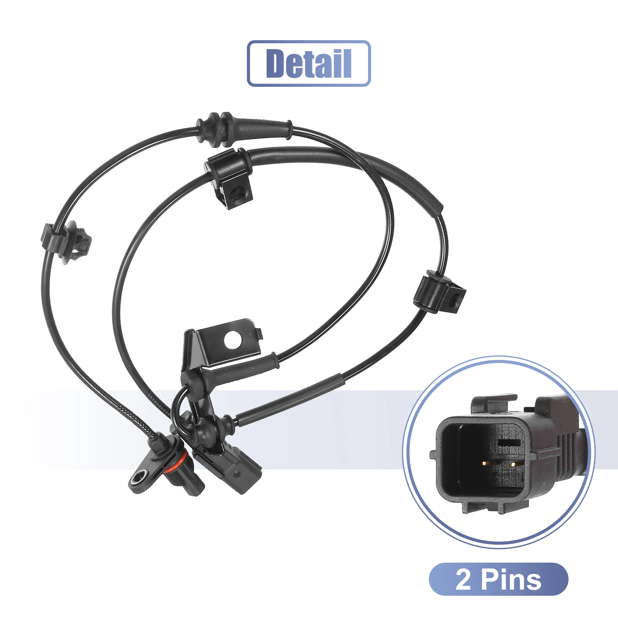 UXCELL Sensore di velocità della ruota ABS anteriore sinistro No.95670-D3000 per Hyundai Tucson 1.6L 2.0L 2.4L 2016-2021