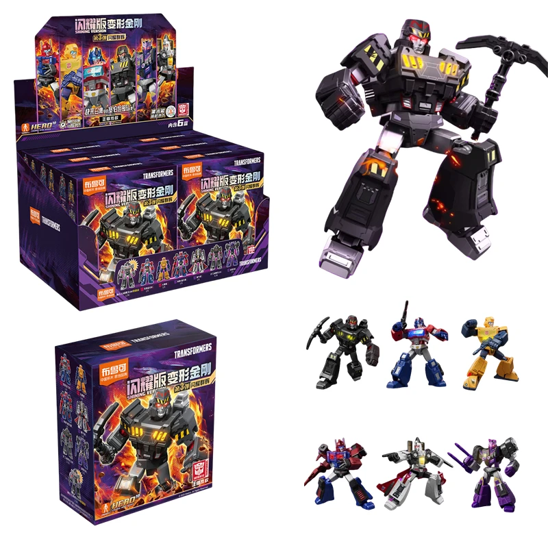 

Original Blokees Transformation Robot Shining Version Optimus Prime Megatron Ultra Magnus Tarn Action Figure Building Block Gift