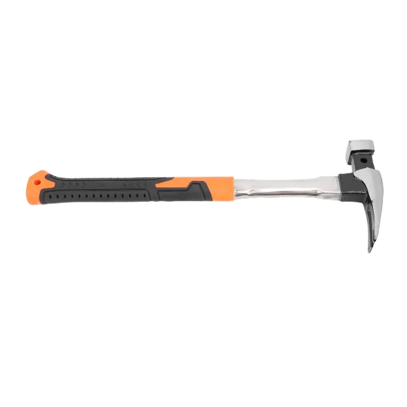 

Camping Hammer Iron Stainless Steel Ergonomic Handle Multifunctional Magnetic Tent Stake Remover Hammer Square Head