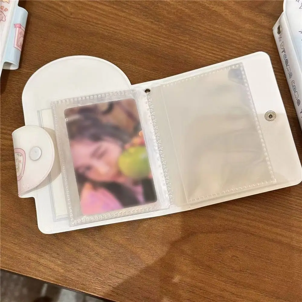 New PVC Card Holder Album Cartoon Mini Photo Organizer 3 Inch Photo Protection Cover Student