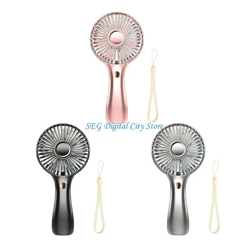 

U75B Portable USB Operated Hand Fan 6 Speed Setting Ergonomic Body Great For Traveler And Offices