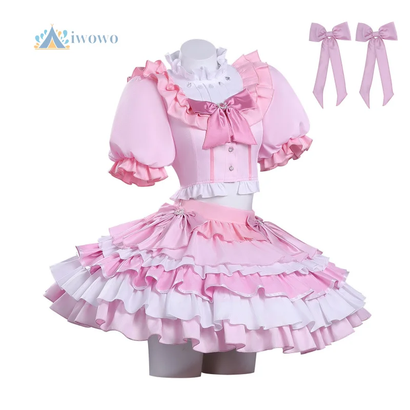 

Puella Magi Madoka Magica Kaname Madoka Sweet Lolita Cosplay Costume Girls Cake Dress Uniform Halloween Carnival Party Outfit