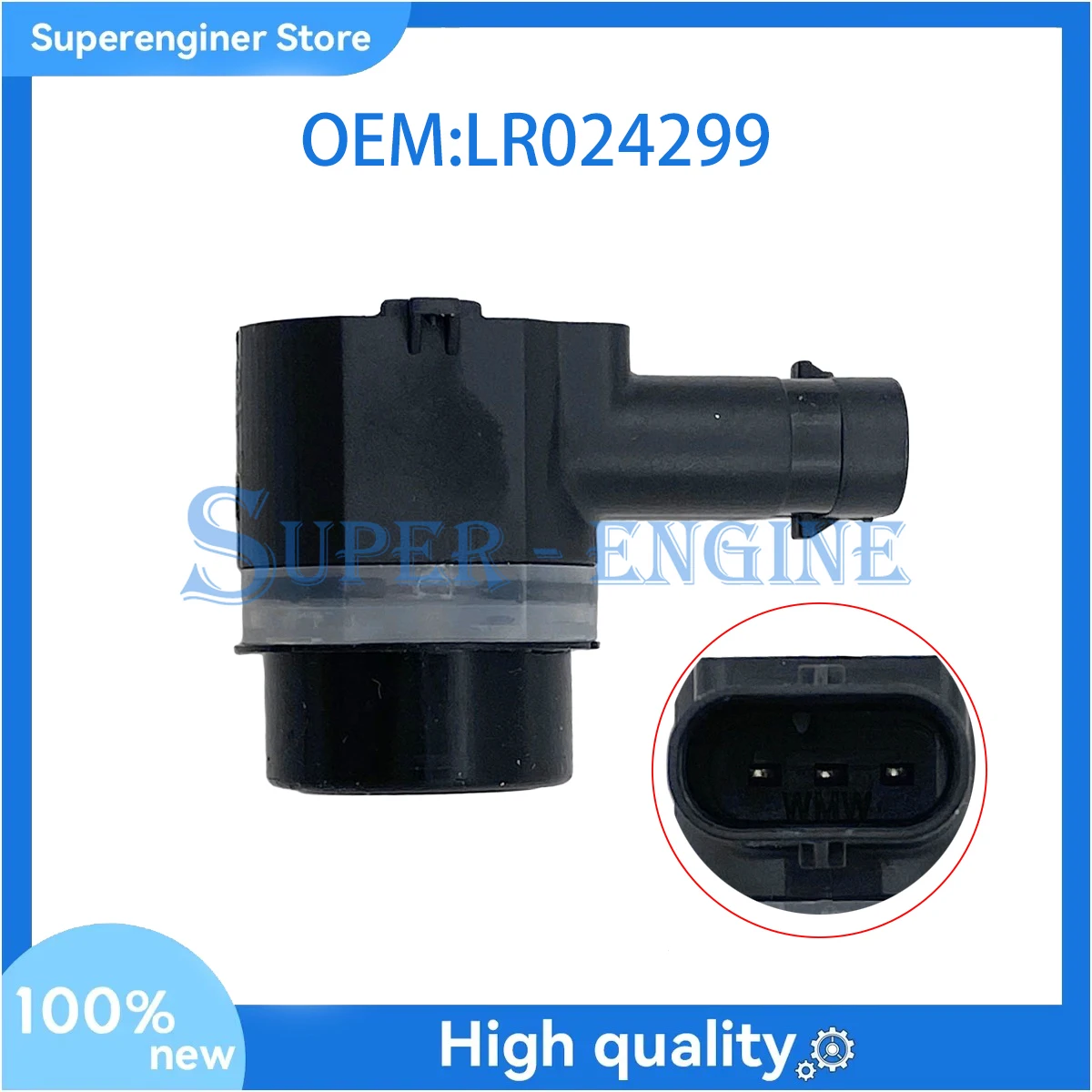 

1x Parking Sensor Fits For Land Rover Jaguar LR041094 LR024299 CPLA-15K859-AA