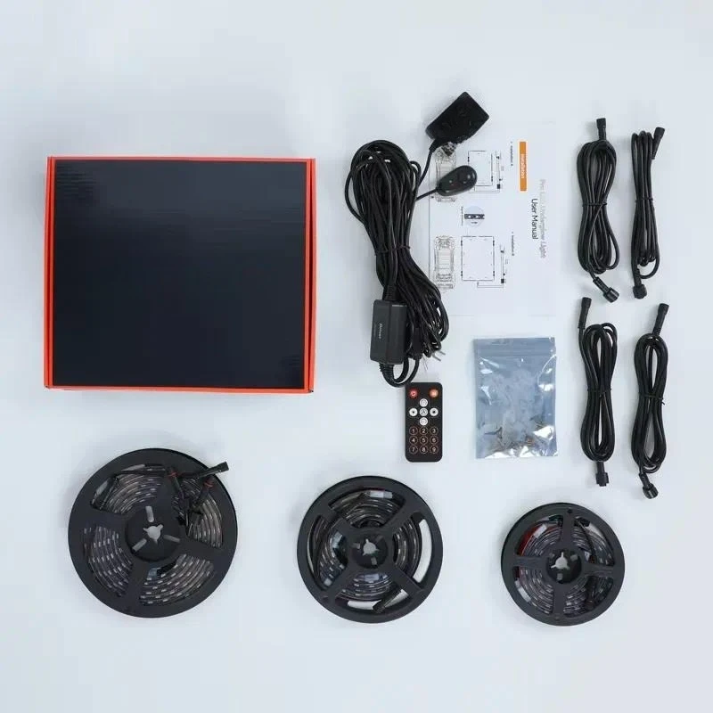 3 Years Warranty RGB+IC Car Underglow Light Strip Kit Exterior Lighting Accessories IP68 Waterproof Under Glow Light for Car