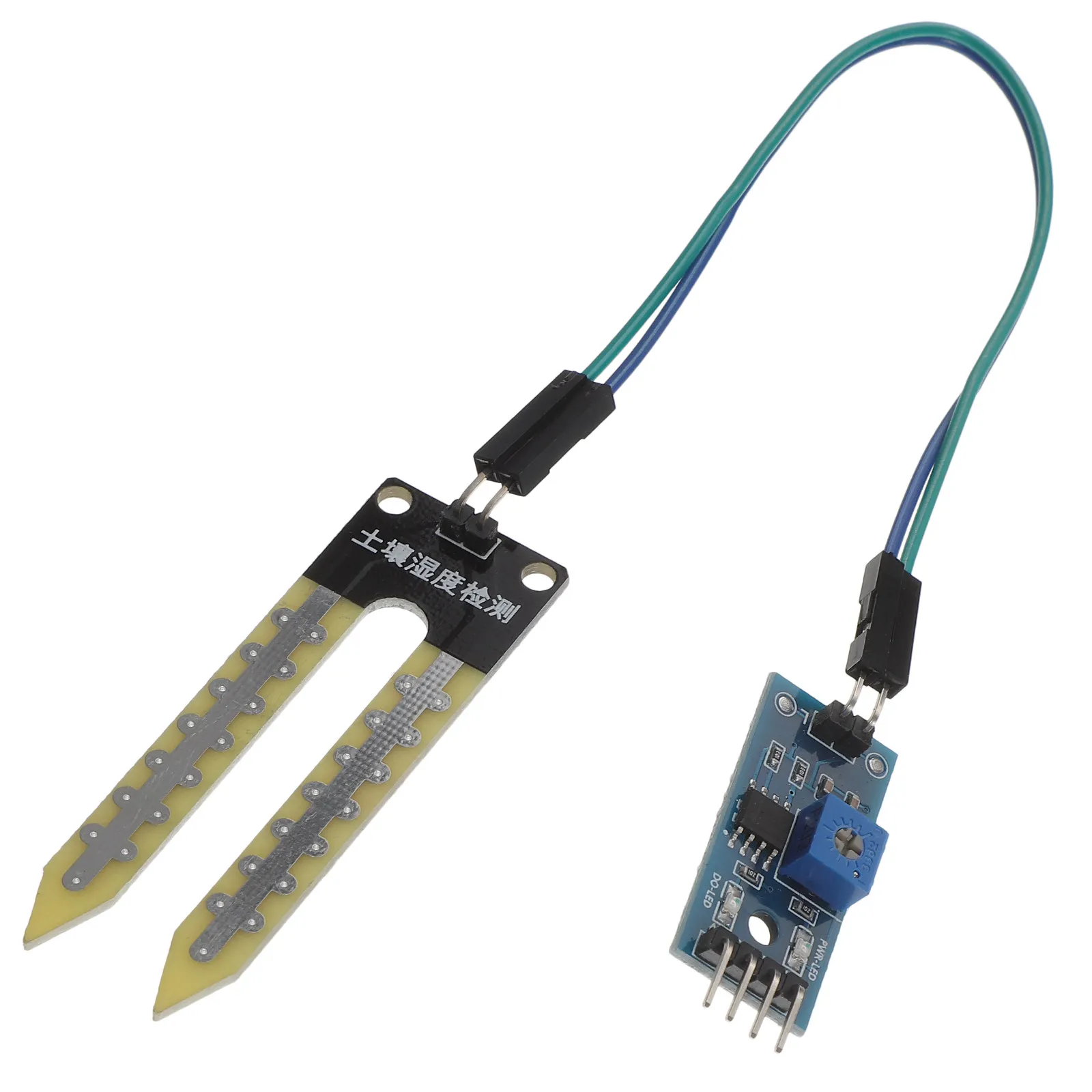 1Set Soil Moisture Sensor Module for Automatic System Adjustable Sensitivity Dual Output Indoor Outdoor Plant Care