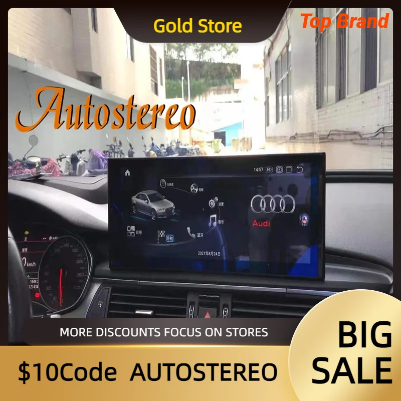 

Carplay Android 13.0 For Audi A6 A7 C7 2012-2018 Radio Car GPS Navigation Multimedia Player Head Unit Auto Stereo Carplay