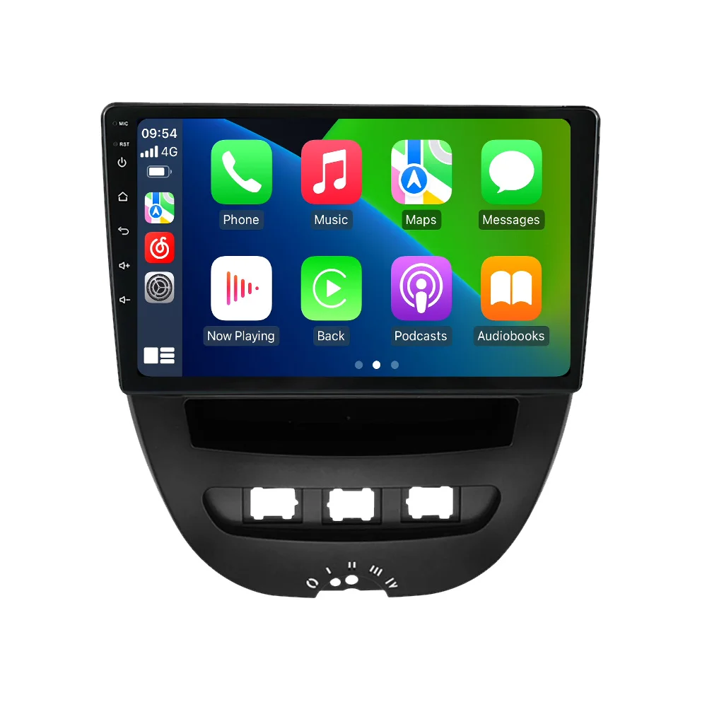 2026 Draadloze Carplay Android Auto autoradio voor Peugeot 107 Toyota Aygo Citroen C1 2005-2014 Multimedia Videospeler GPS Navigatie - afbeelding 2
