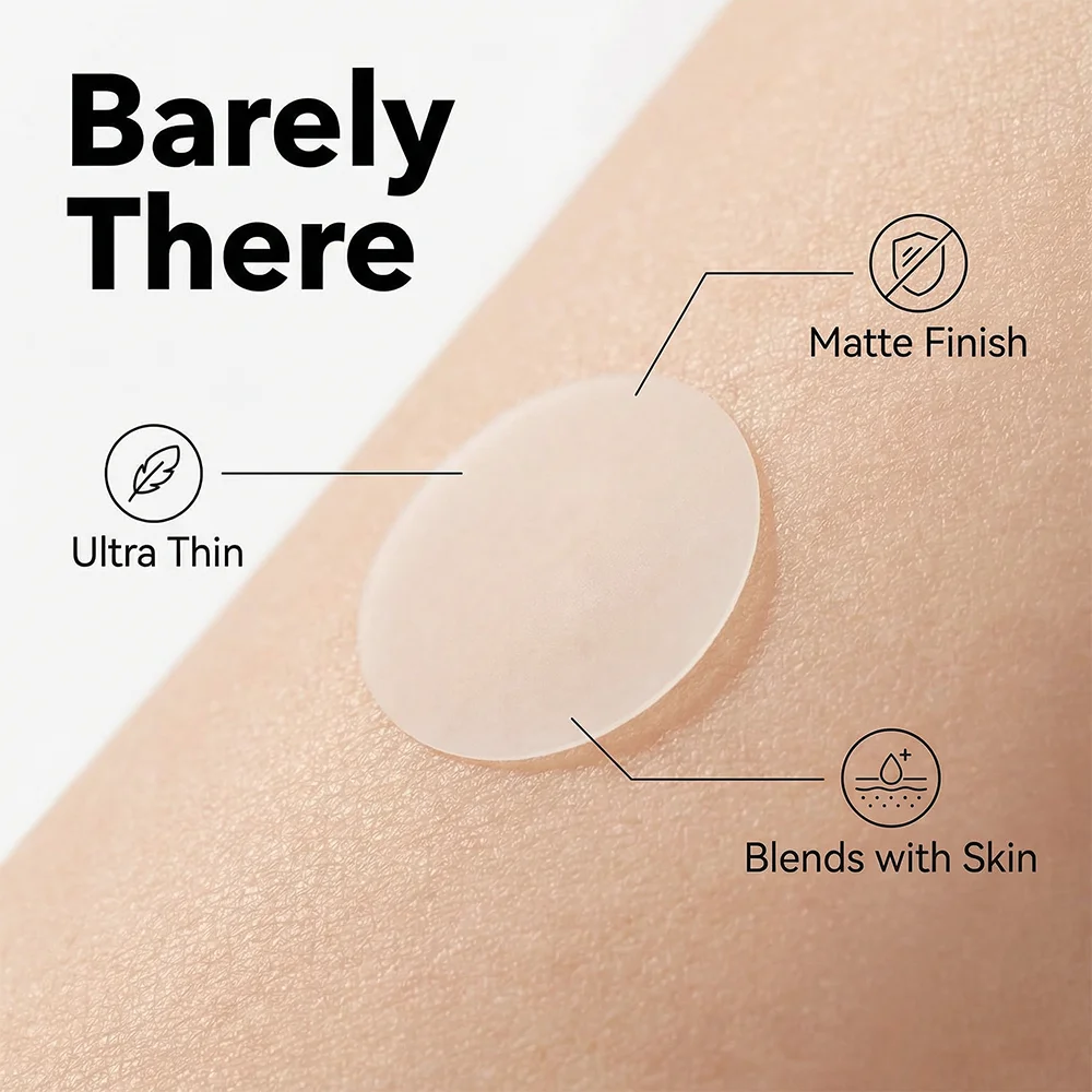 36pcs Hydrocolloid Acne Patches Invisible Pimple Patches for Face Absorb Pus Oil Reduce Redness Zit Stickers All Day Invisible
