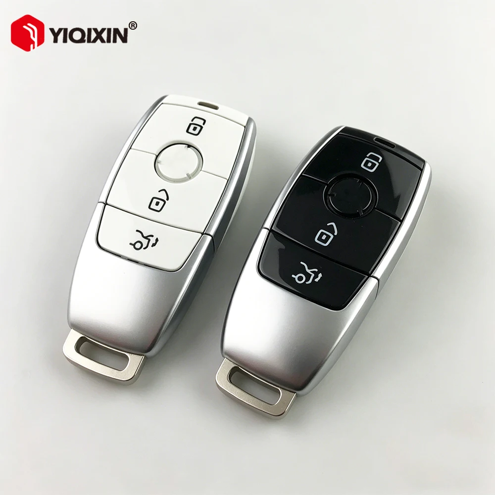 

YIQIXIN Чехол для ключа автомобиля Mercedes Benz W177 W205 W213 W222 X167 E300 E400 E43 E S A C G Class GLC CLE CLA GLB GLS без логотипа