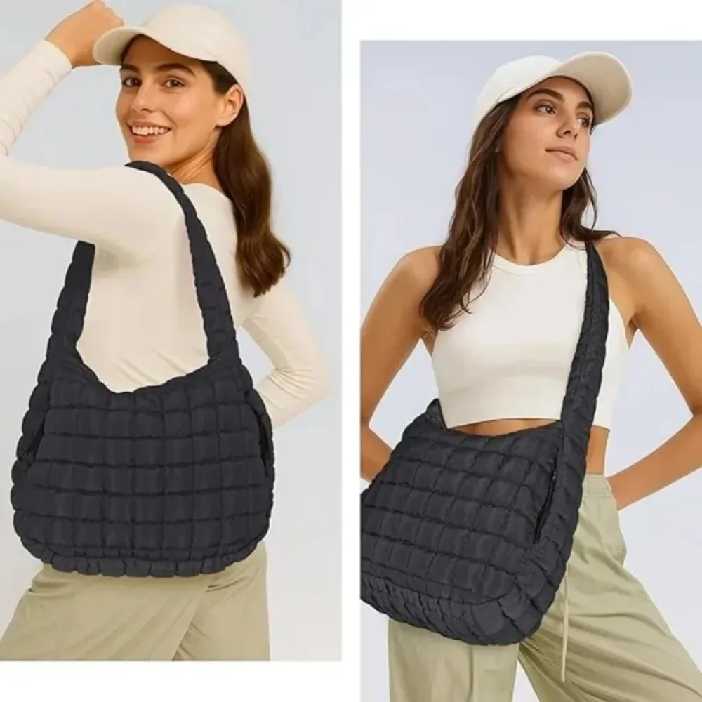 

Cloud bag soft shoulder messenger bag 2025 autumn and winter new commuter large capacity tote large bag