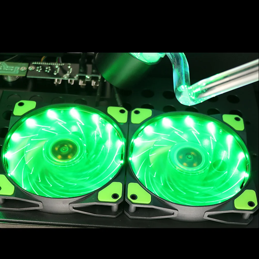 

Rgb Case Fan 12cm Quiet Cooling Fan Ultra Silent Powerful Cooling for Computer Case CPU Cooler 33 LED 12V Dc Blue