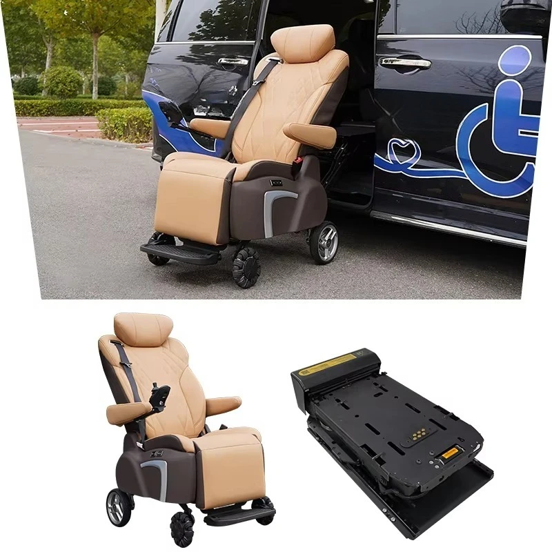 

Electric 150 kg Load Capacity Special for Leather Materials Disabled Rotary Lift Car Seat