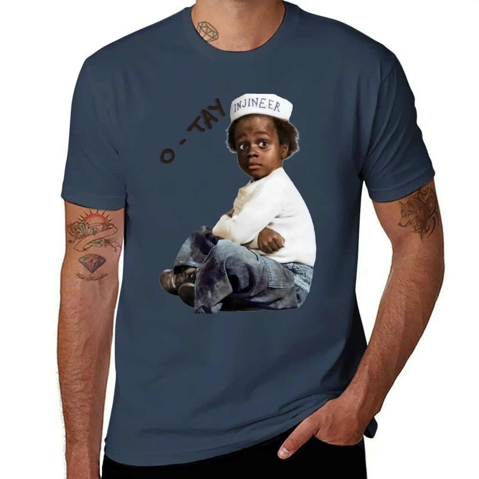 

Buckwheat Injinier O Tay T-Shirt Light Athletic Short Sleeve Tee Shirt